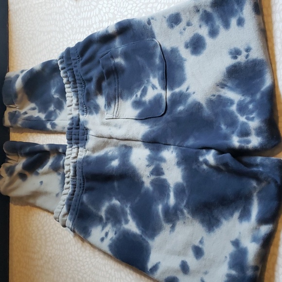 Blue and Gray Tye-Dye Sweatpants XS - NEW - Picture 2 of 7